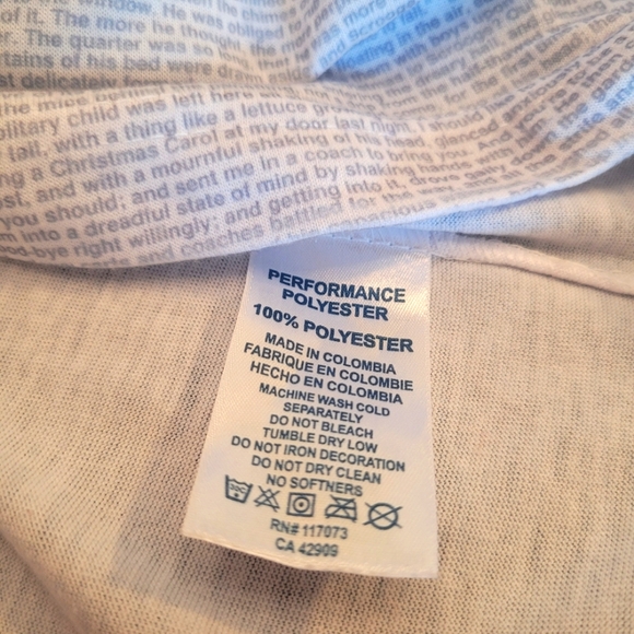 Litographs Unisex Tee Size XXXL "A Christmas Carol" Gray & White NWOT - Picture 7 of 7